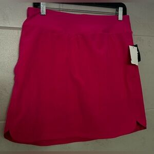 NWT Lands' End Women's Pink Swim Skort Built In Bottoms Swimwear S (6-8)